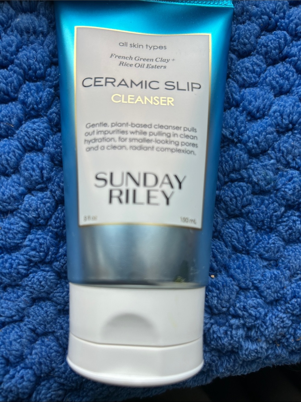 Sunday Riley Ceramic Slip Cleanser 5oz JUMBO SIZE FACTORY SEALED FRESH